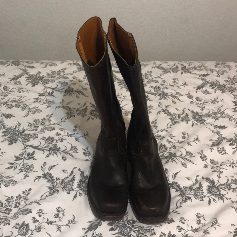 Vintage Frye tall leather boots